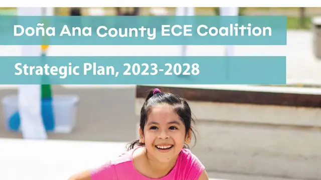 Cover Doña Ana County ECE Coalition Strategic Plan 2023 to 2028