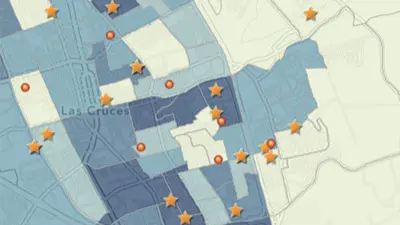 Map cover — Early Childhood Education in Doña Aña County